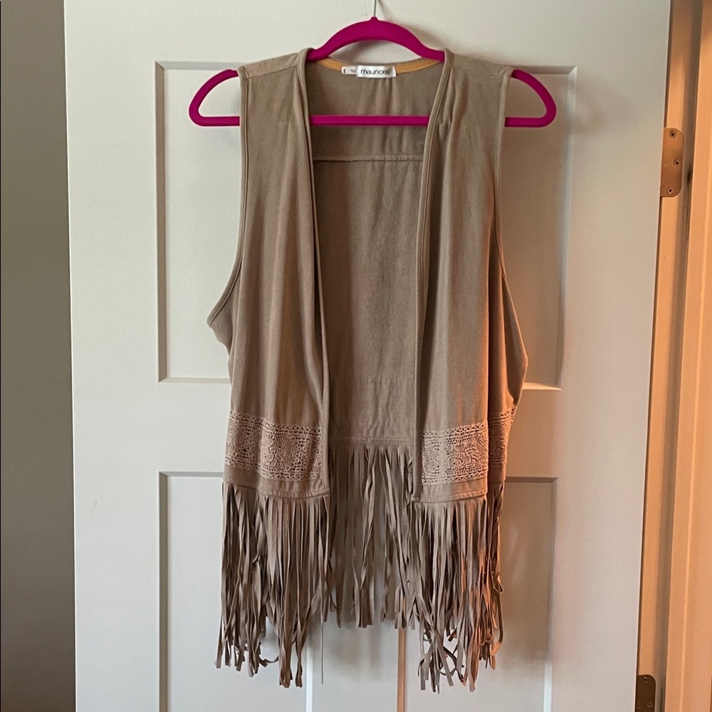 Maurices Tan Sleeveless Vest | Never Worn